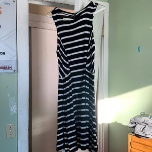 Black and white dress